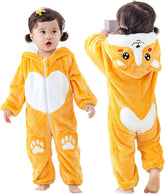 Kiddo Kouture: Unisex Baby Flannel Romper Animal Onesie Costume Hooded Cartoon Outfit Suit