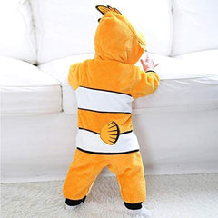 Kiddo Kouture: Unisex Baby Flannel Romper Animal Onesie Costume Hooded Cartoon Outfit Suit