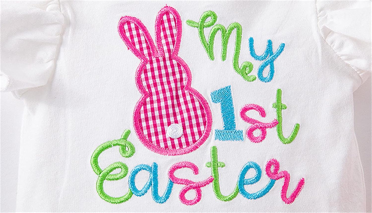Kiddo Kouture: Baby Girl Easter Outfits Set Tutu Dress Egg Bunny 4PCS Bodysuit