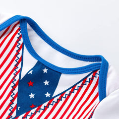 Kiddo Kouture: 4th of July Bodysuit Infant Independence Day American Flag Outfit Toddler Patriotic clothes