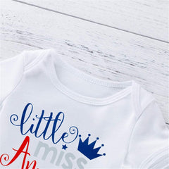 Kiddo Kouture: 4th of July Bodysuit Infant Independence Day American Flag Outfit Toddler Patriotic clothes