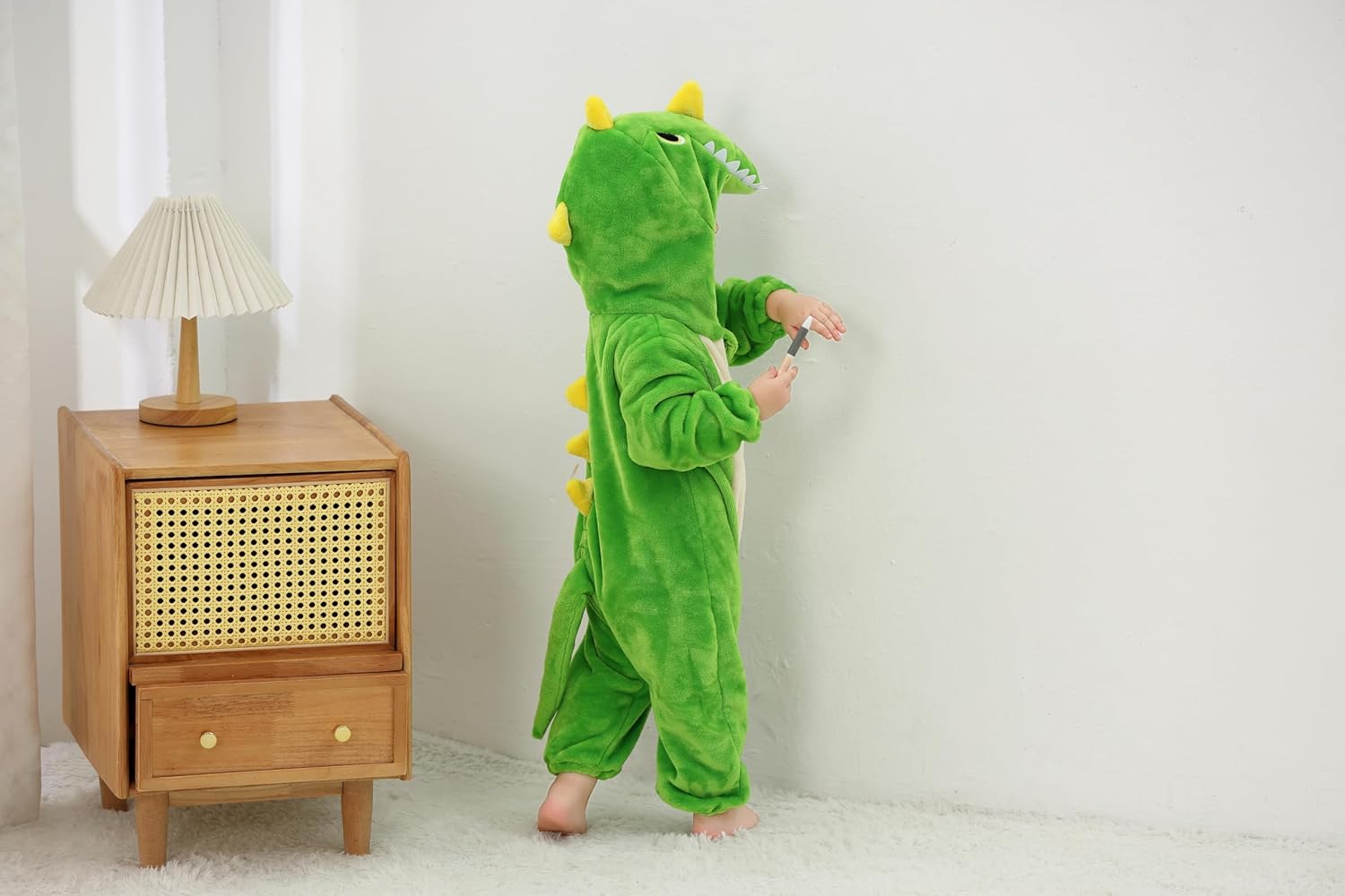 Kiddo Kouture: Unisex Baby Flannel Romper Animal Onesie Costume Hooded Cartoon Outfit Suit