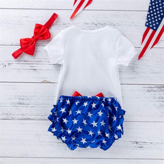 Kiddo Kouture: 4th of July Bodysuit Infant Independence Day American Flag Outfit Toddler Patriotic clothes
